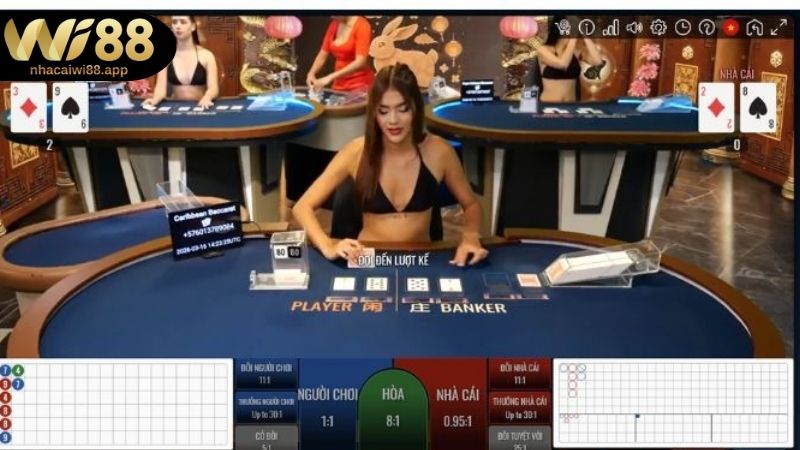 Hướng dẫn luật chơi Baccarat tại WI88 cho người mới