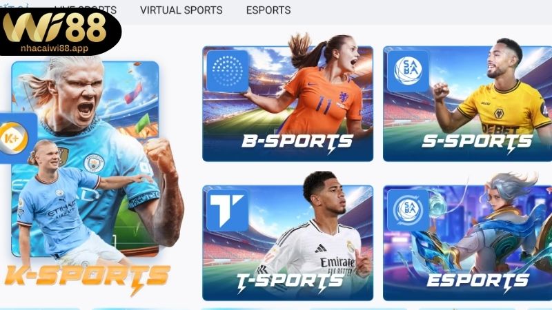 Khám phá đa dạng thể loại cá cược thể thao tại WI88