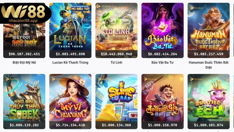 Tổng hợp các điểm nổi bật của chuyên mục triệu đô nhà WI88 